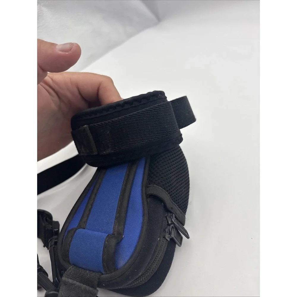 Sony Cyber-Shot Camera Case Pouch Blue Black Soft Padded Bag with Strap